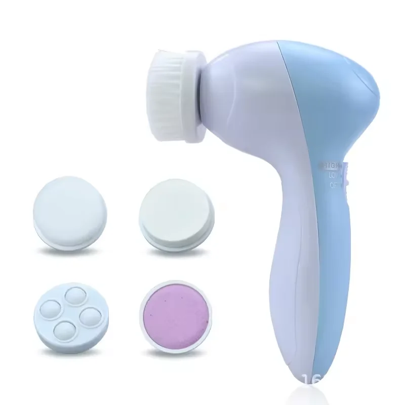 Multifunctional 5 in 1 silicone cleansing brush Electric rotating skin care brush Facial massager Cleansing device
Multifunctional 5 in 1 silicone cleansing brush Electric rotating skin care brush Facial massager Cleansing device