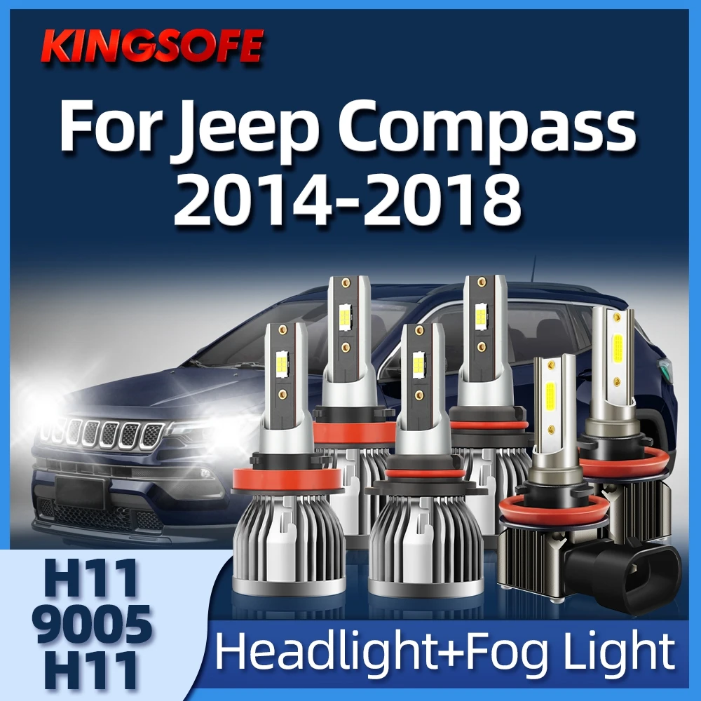Светодиодные фары Roadsun H11 2/6 шт., автомобильные фары 9005 HB3, фонари 2014 лм для компас Jeep 2016 2015 2017 2018
Светодиодные фары Roadsun H11 2/6 шт., автомобильные фары 9005 HB3, фонари 2014 лм для компас Jeep 2016 2015 2017 2018