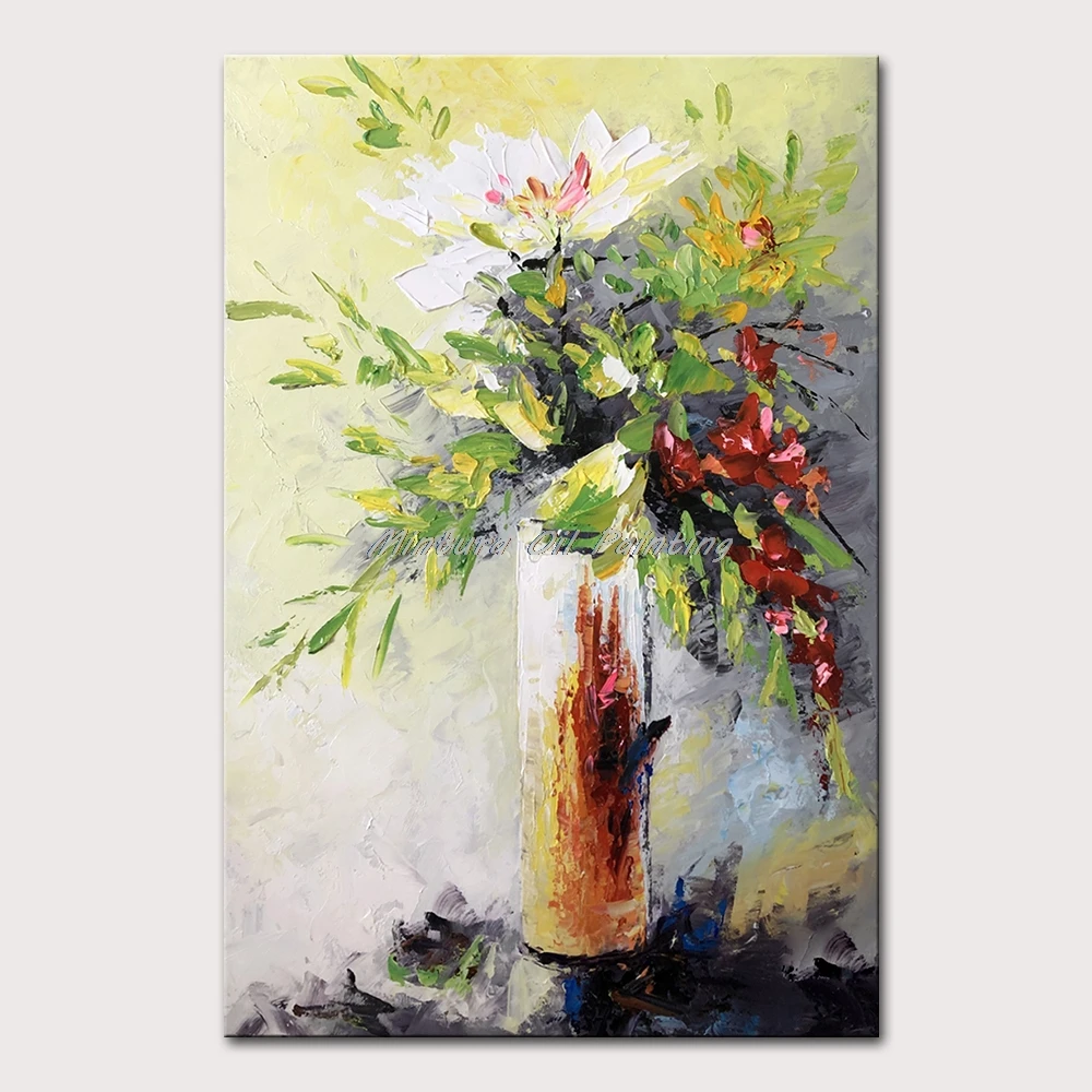 Mintura Wall Picture for Living Room Oil Paintings on Canvas,Hand-Painted Flowers in A Vase Office Decoration Wall Art No Frame
Mintura Wall Picture for Living Room Oil Paintings on Canvas,Hand-Painted Flowers in A Vase Office Decoration Wall Art No Frame
