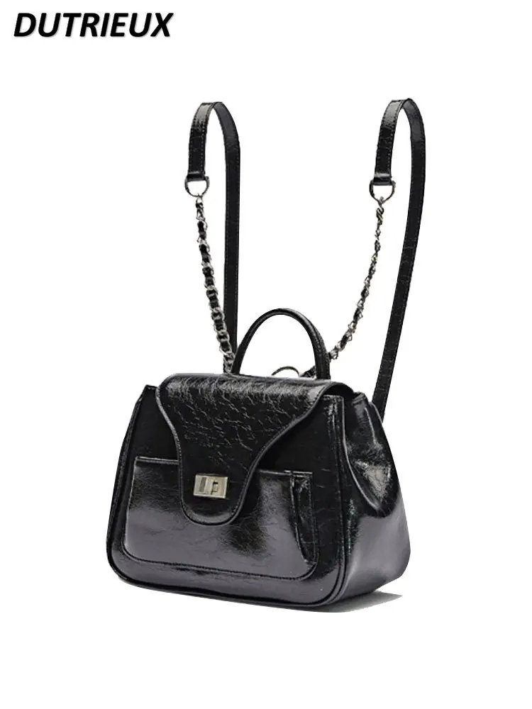 Japanese Style Elegant Bag Female Simple Chain Women's Backpacks Fashion Sweet Cute Bag Spring Autumn Casual Backpack for Ladies
Japanese Style Elegant Bag Female Simple Chain Women's Backpacks Fashion Sweet Cute Bag Spring Autumn Casual Backpack for Ladies