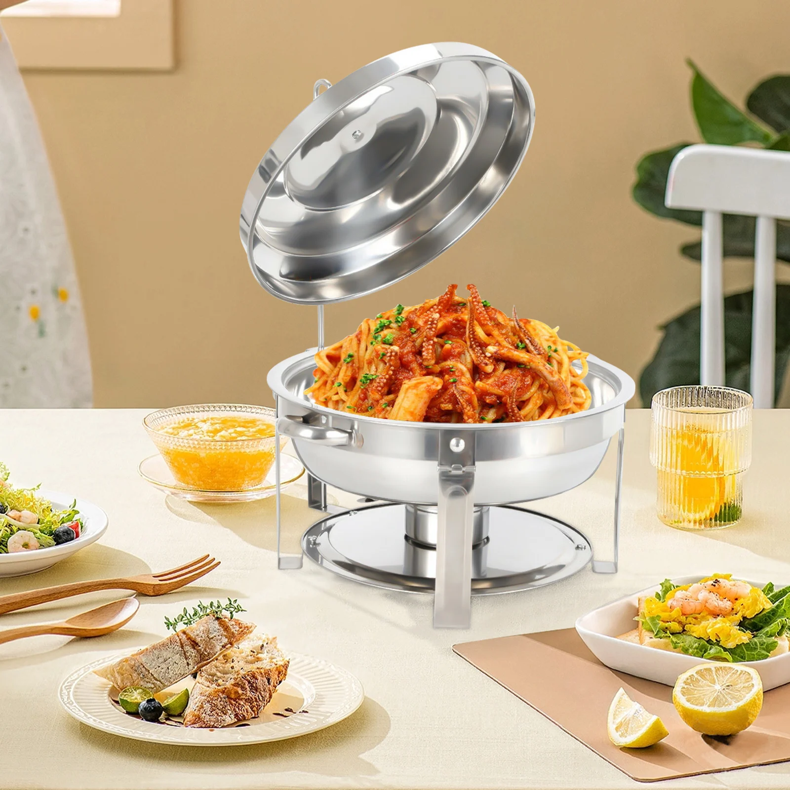 7.5 L Stainless Steel Food Warmer Heat Container Food Warmer Dish for Buffet Wedding Party Hotel Catering
7.5 L Stainless Steel Food Warmer Heat Container Food Warmer Dish for Buffet Wedding Party Hotel Catering