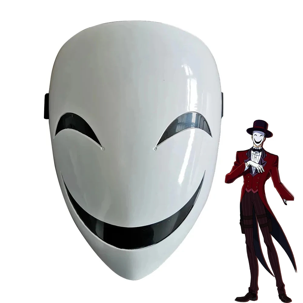 

Anime Black Bullet Kagetane Hiruko Cosplay Masks Unisex Burakku Buretto Smile Full Face Headgear Mask Halloween Gift Cos Props