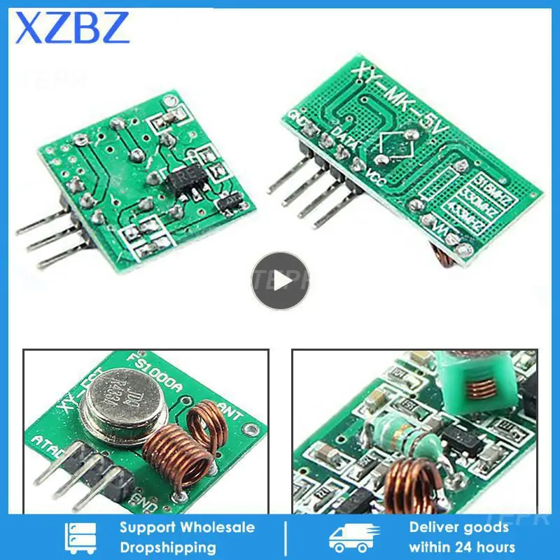 

433Mhz RF Transmitter Receiver Modules Super Regenerative Wireless Chip For Arduino/ARM/MCU WL 433Mhz Transmitter Receiver Board