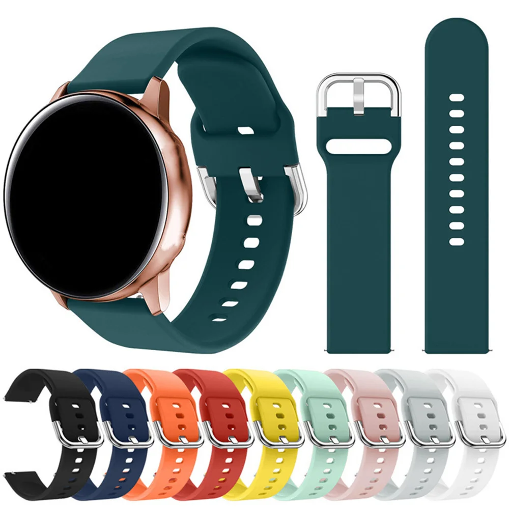 20mm Band For Samsung Galaxy Watch 6/5/4 Pro 5 44mm 40mm Silicone Bracelet correa Galaxy Watch 4/6 classic 42/46mm 43/47mm Strap
20mm Band For Samsung Galaxy Watch 6/5/4 Pro 5 44mm 40mm Silicone Bracelet correa Galaxy Watch 4/6 classic 42/46mm 43/47mm Strap