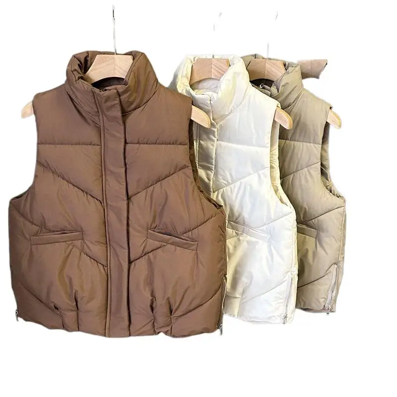 New Autumn Winter Women's Stand Collar Ultra Light Down Vest Hot Selling Casual Chic Streetwear Pockets Cozy Solid Waistcoats
New Autumn Winter Women's Stand Collar Ultra Light Down Vest Hot Selling Casual Chic Streetwear Pockets Cozy Solid Waistcoats