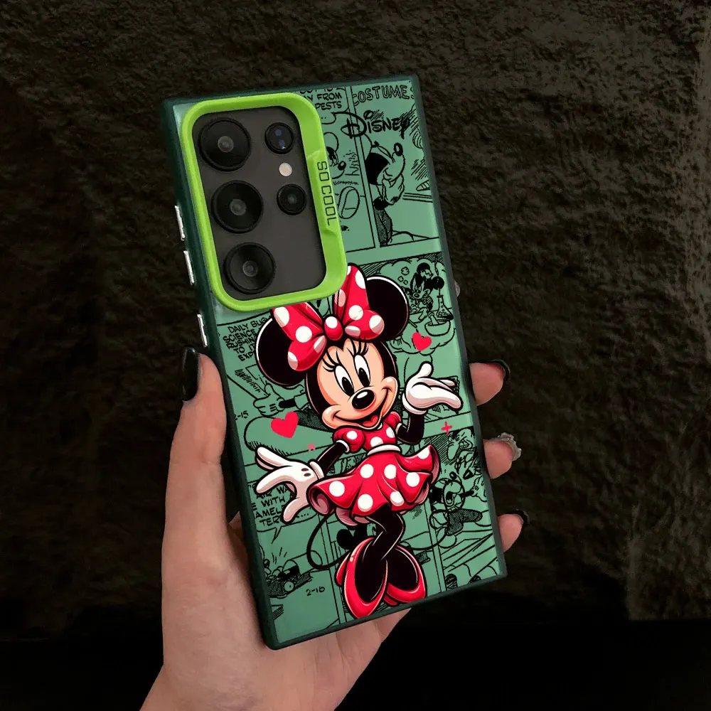 Minnie Mouse Disneys Cartoon S25 Case For Samsung S25 S24 Ultra For Galaxy S23 S22 S21 FE S20 Ultra Plus Shockproof Phone Cover Minnie Mouse Disneys Cartoon S25 Case For Samsung S25 S24 Ultra For Galaxy S23 S22 S21 FE S20 Ultra Plus Shockproof Phone Cover