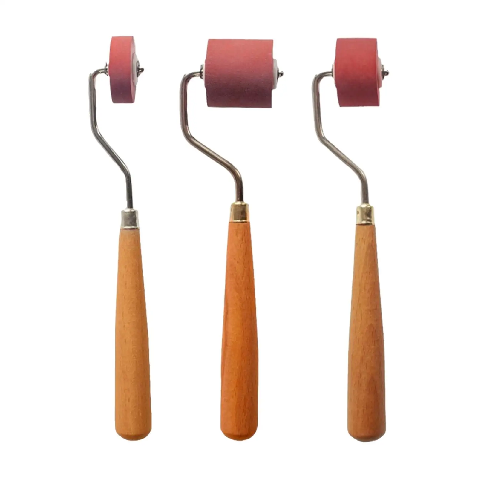 3 Pieces Rubber Roller Kit,Ink Roller,DIY with Wood Handle,Vinyl Roller Printing Brayer Roller for Wallpapers,Gluing,Printing
3 Pieces Rubber Roller Kit,Ink Roller,DIY with Wood Handle,Vinyl Roller Printing Brayer Roller for Wallpapers,Gluing,Printing