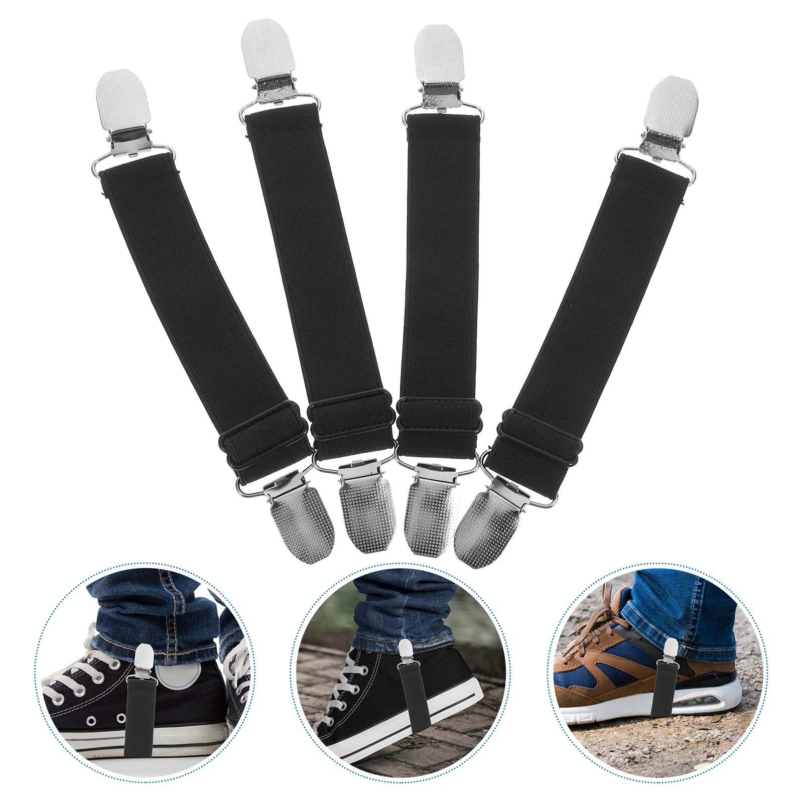 Elastic Leg Clip Adjustable Boots Band Windproof Holders Fasteners Trouser Fixing Clips Mattress Pants Clips
Elastic Leg Clip Adjustable Boots Band Windproof Holders Fasteners Trouser Fixing Clips Mattress Pants Clips