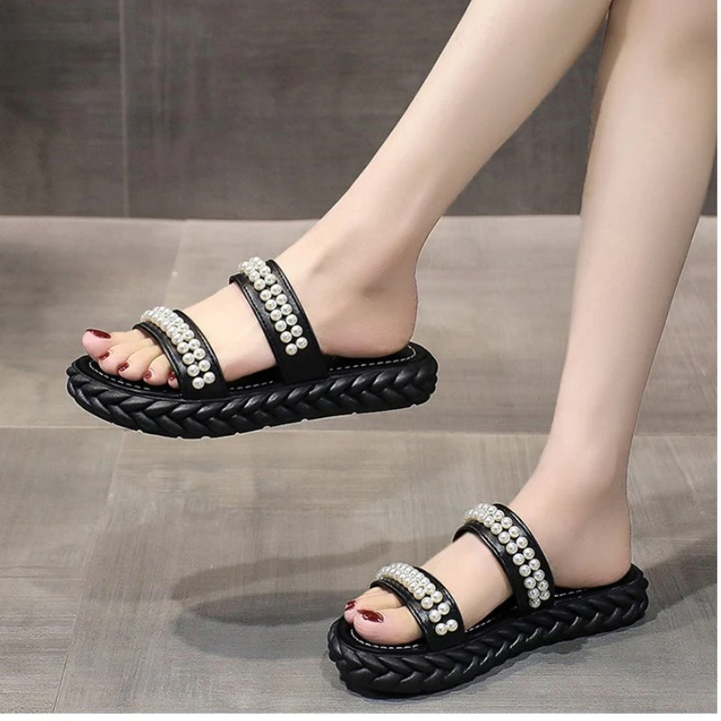 Fashion Beaded Flat Shoes Ladies Beach Sandals 2022 New Summer Casual Sandals Flat Slippers for Women
Fashion Beaded Flat Shoes Ladies Beach Sandals 2022 New Summer Casual Sandals Flat Slippers for Women