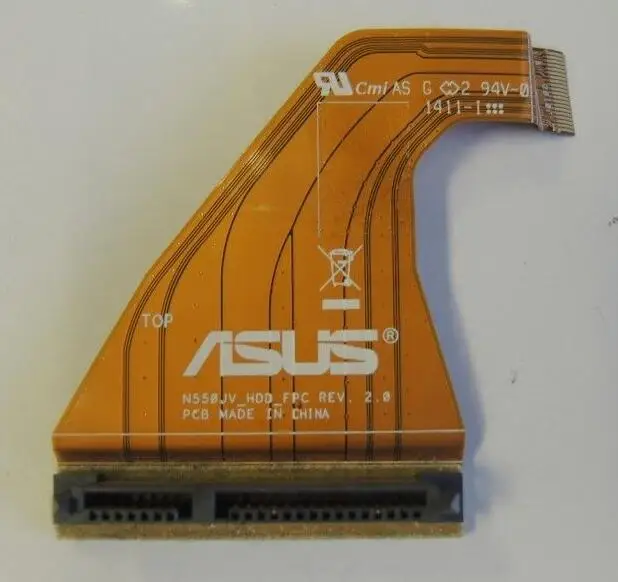 Кабель для жесткого диска для ноутбука ASUS N550, N550JV, N550JK, N550JA, N550JL, N550LFL, Q550LF, SATA, жесткий диск, HDD, гибкий кабель
Кабель для жесткого диска для ноутбука ASUS N550, N550JV, N550JK, N550JA, N550JL, N550LFL, Q550LF, SATA, жесткий диск, HDD, гибкий кабель