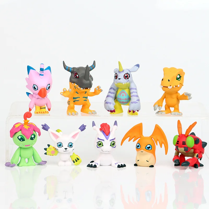 

9Pcs/Set Anime Digital Monster Digimon Adventure Cute Cartoon Action Figure Pvc Model Toys Collection Ornament Accessories Gift
