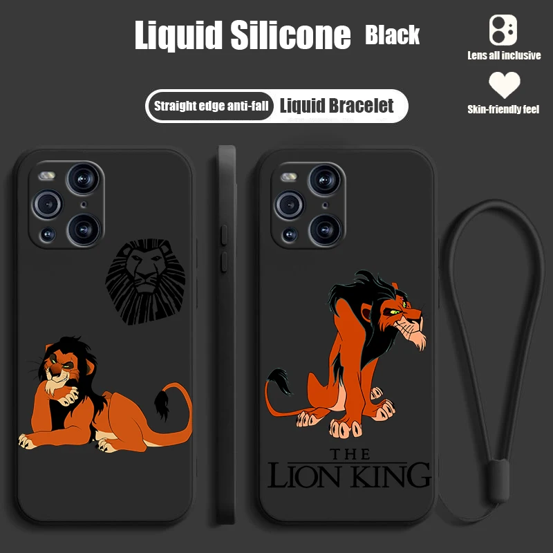 Mickey Lion King Villain For OPPO Find X6 X5 X3 X2 Pro Lite Neo Liquid Rope Silicone TPU Fundas Cover Phone Case
Mickey Lion King Villain For OPPO Find X6 X5 X3 X2 Pro Lite Neo Liquid Rope Silicone TPU Fundas Cover Phone Case