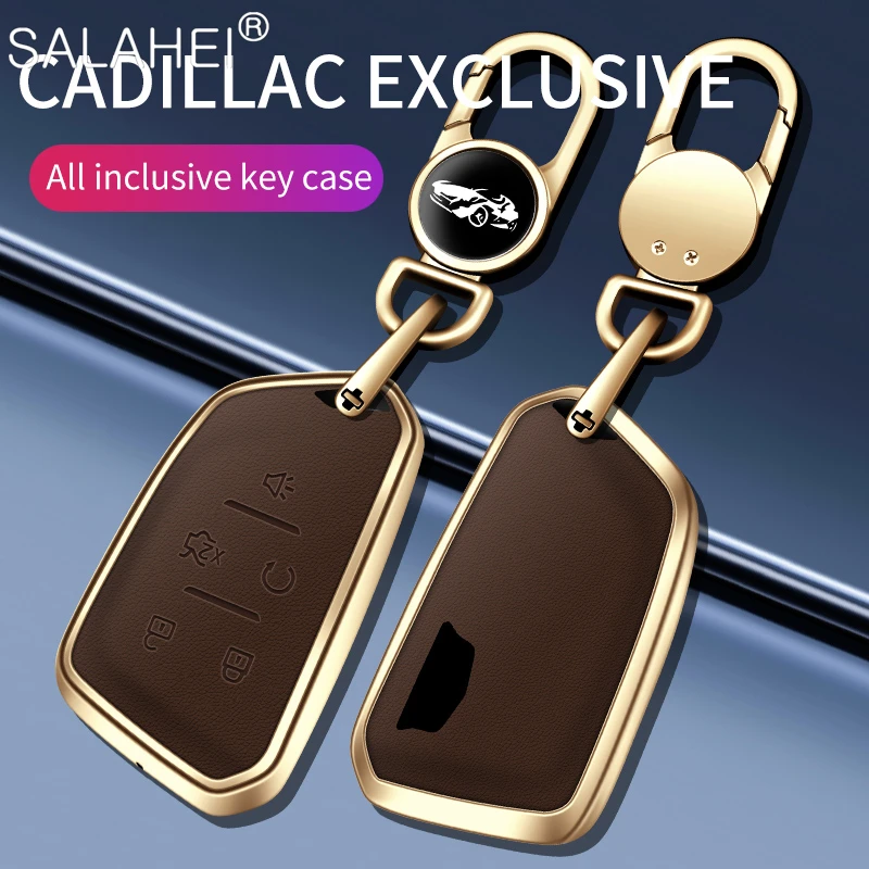 Metal Leather Car Remote Key Case Cover Shell Fob For Cadillac Escalade For GMC Yukon 2021 2022 Remote 5 Button Auto Accessories
Metal Leather Car Remote Key Case Cover Shell Fob For Cadillac Escalade For GMC Yukon 2021 2022 Remote 5 Button Auto Accessories