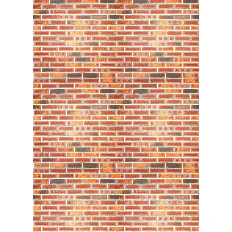 

Home Decor Self Adhesive Wallpapers For Walls In Rolls Living Room Bedroom Study Room Decor Retro Orange Red Brick Wall Stickers