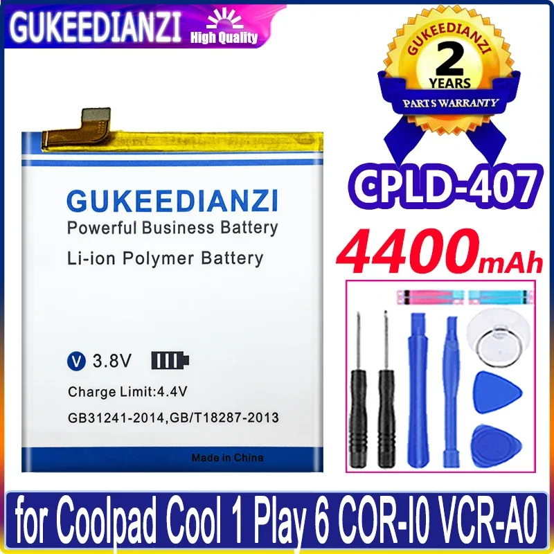 GUKEEDIANZIN 4400mAh CPLD-407 Battery for LeEco Coolpad Cool 1 Dual Play 6 C103 C106 R116 C106-7 C106-8 C106-9 C107-9 Batterie
GUKEEDIANZIN 4400mAh CPLD-407 Battery for LeEco Coolpad Cool 1 Dual Play 6 C103 C106 R116 C106-7 C106-8 C106-9 C107-9 Batterie
