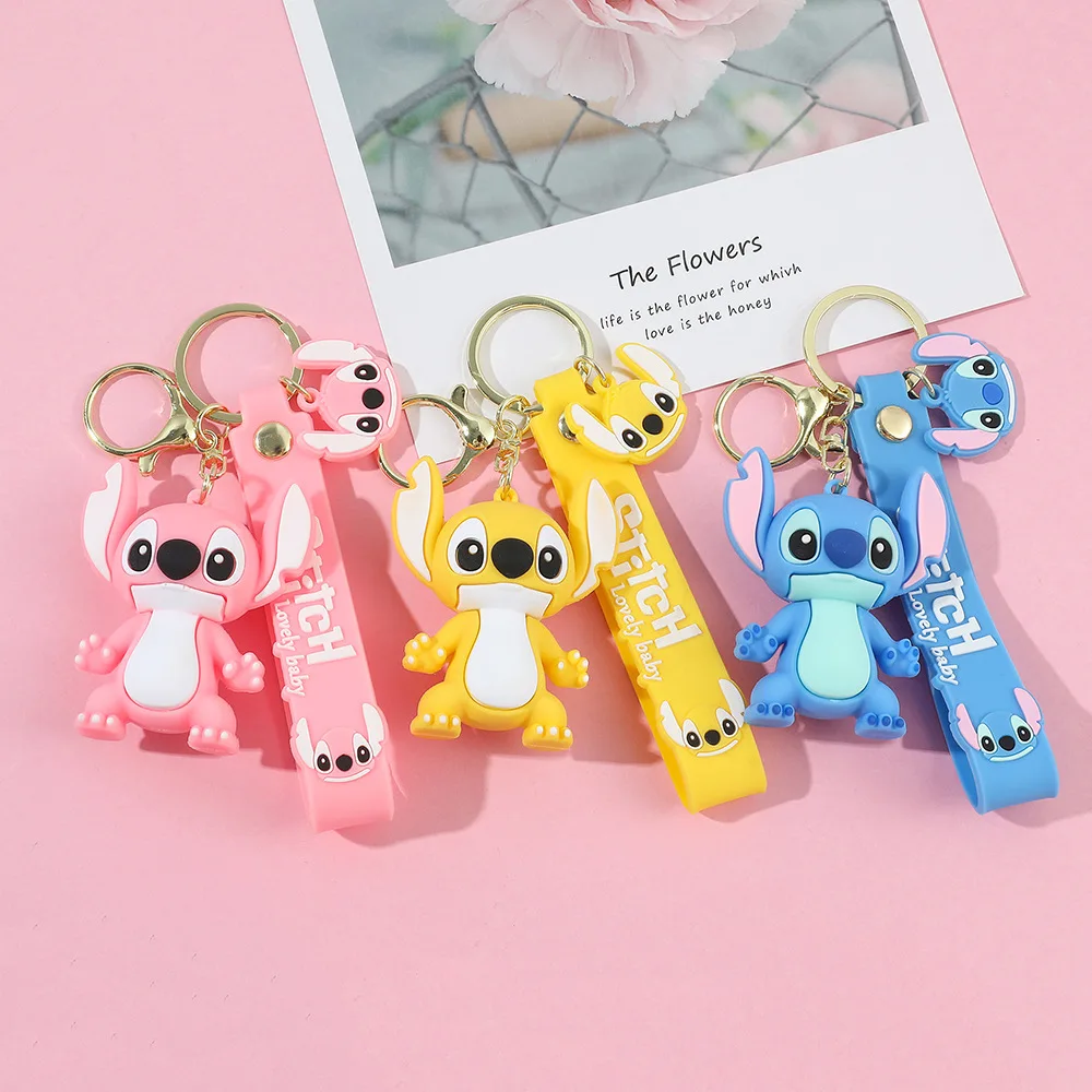 Cute Disney Cartoon Animation Stitch Toys Pendant Keychain Car Key Ring Bag Pendant Children's Gift
Cute Disney Cartoon Animation Stitch Toys Pendant Keychain Car Key Ring Bag Pendant Children's Gift