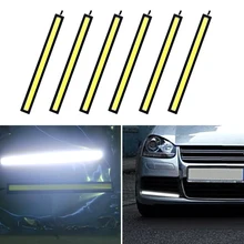 6pcs Car DRL LED Strip Daytime Running Light bar Waterproof LED COB Strip Light 12V Super Bright For Camping Caravan Boat Car
6pcs Car DRL LED Strip Daytime Running Light bar Waterproof LED COB Strip Light 12V Super Bright For Camping Caravan Boat Car