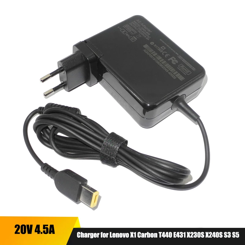 90W 20V 4.5A Laptop Charger for Lenovo X1 Carbon T440 E431 X230S X240S S3 S5 G400 G405 G500 G500S G505 Ac Adapter
90W 20V 4.5A Laptop Charger for Lenovo X1 Carbon T440 E431 X230S X240S S3 S5 G400 G405 G500 G500S G505 Ac Adapter