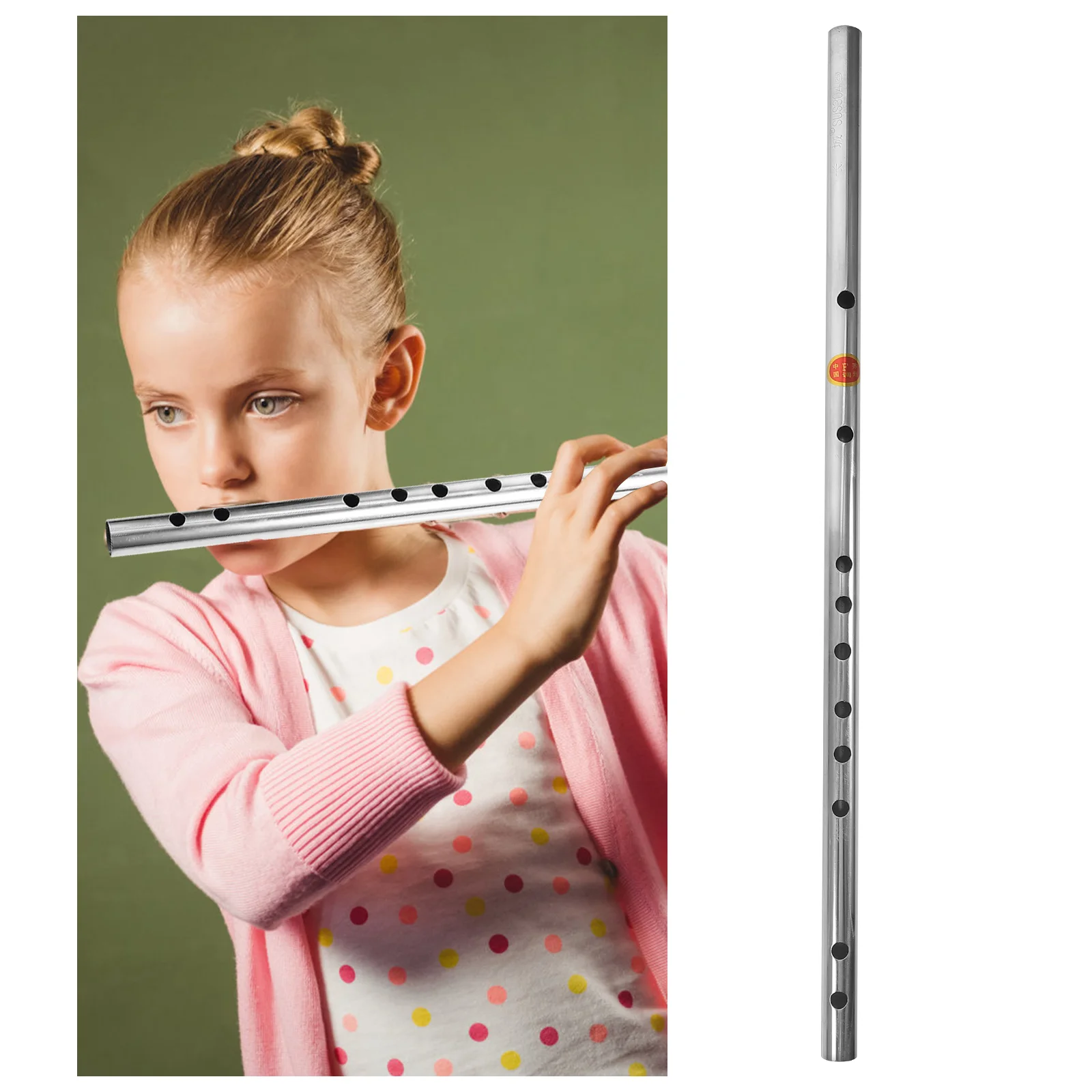 High Quality Stainless Steel Long Flute Chinese Flute Introductory Lightweight Beginners Flute G F Key with Chinese knot
High Quality Stainless Steel Long Flute Chinese Flute Introductory Lightweight Beginners Flute G F Key with Chinese knot