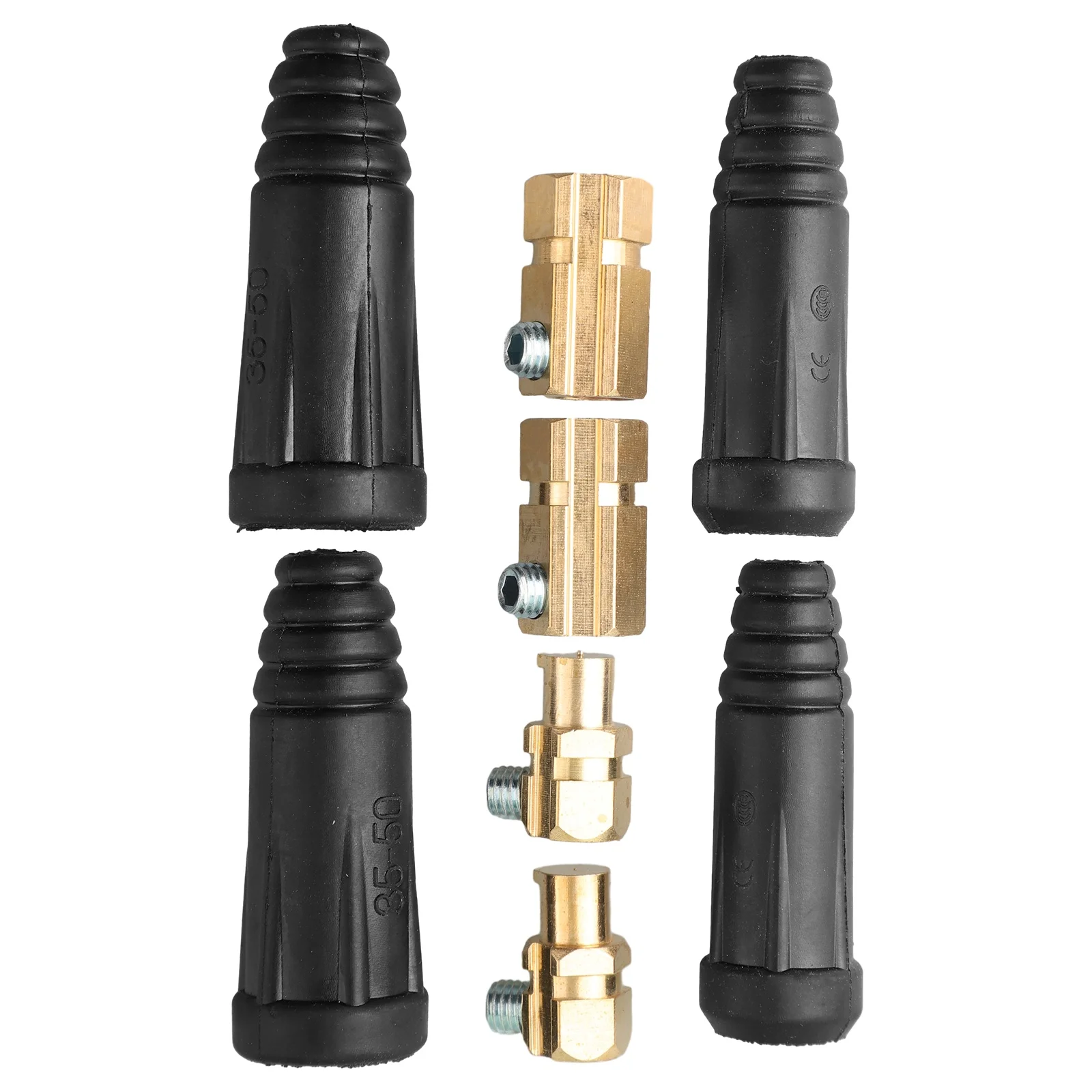 Welding Cable Quick Connector Pair 200Amp 300Amp AWG #4 #1 Durable Copper Male Female 2 Set with Accessories
Welding Cable Quick Connector Pair 200Amp 300Amp AWG #4 #1 Durable Copper Male Female 2 Set with Accessories