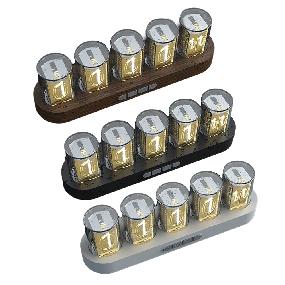 RGB Nixie Tube Clock DIY LED Glow Gaming Desktop Decoration16 Million Colors Diy Tube Clocks Digital Table Clock
RGB Nixie Tube Clock DIY LED Glow Gaming Desktop Decoration16 Million Colors Diy Tube Clocks Digital Table Clock