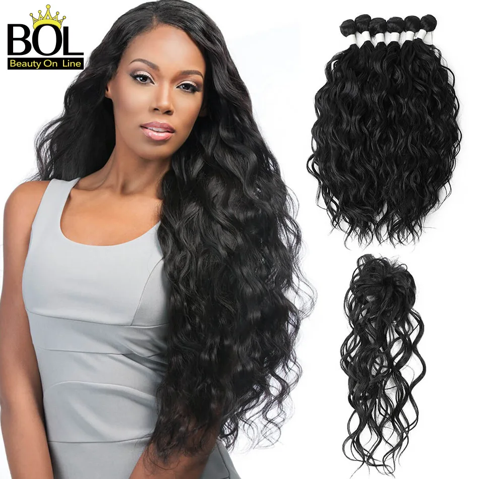 BOL Synthetic Hair Bundles Afro Kinky Curly Weave Hair High Resistant Fiber Ombre 4/6 Bundles Synthetic Wave Hair Extensions
BOL Synthetic Hair Bundles Afro Kinky Curly Weave Hair High Resistant Fiber Ombre 4/6 Bundles Synthetic Wave Hair Extensions