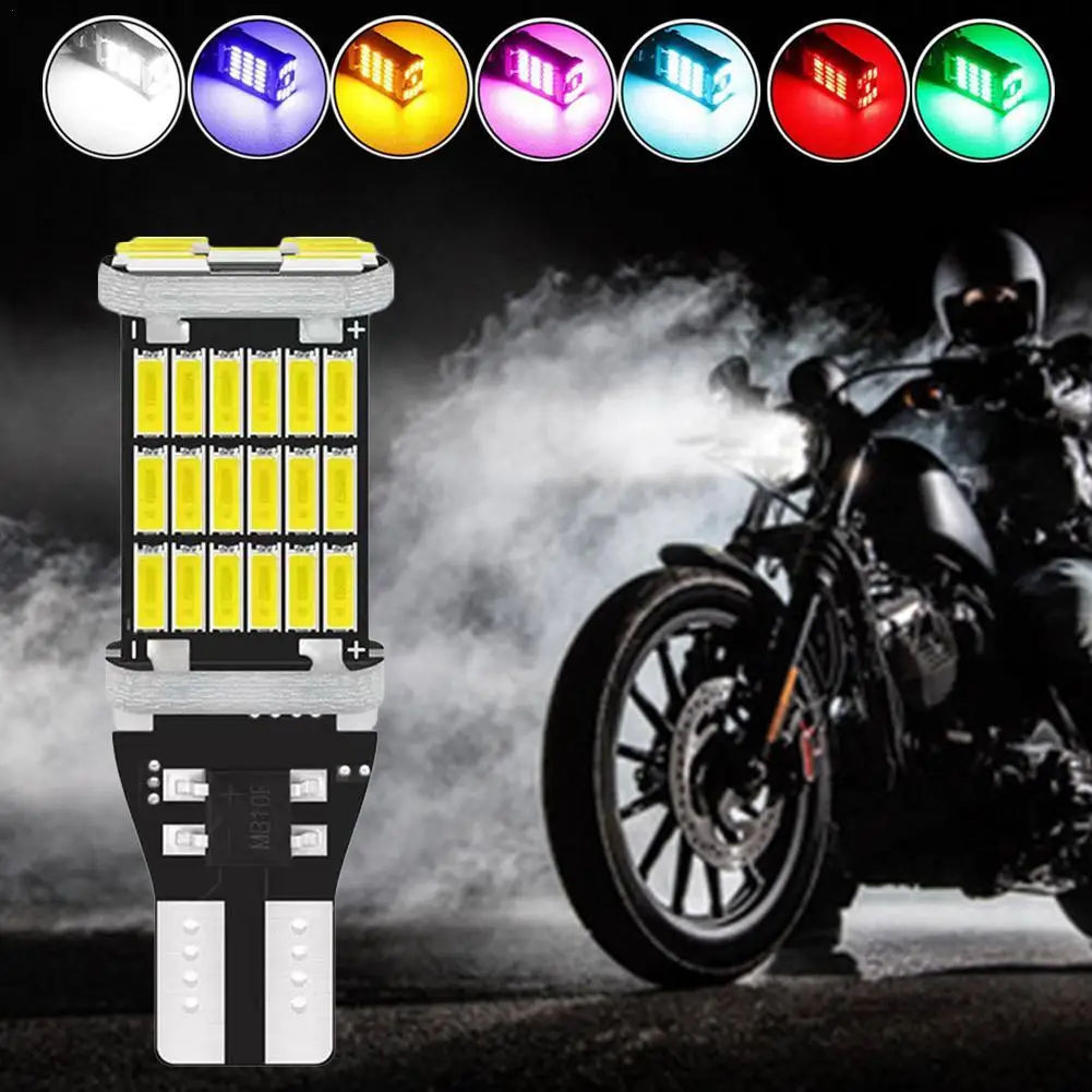 Motorcycle Turn Signal Lights T15 4014 45SMD Crystal LED Reverse Lights Parking Light Universal Direction Indicator Lamp
Motorcycle Turn Signal Lights T15 4014 45SMD Crystal LED Reverse Lights Parking Light Universal Direction Indicator Lamp