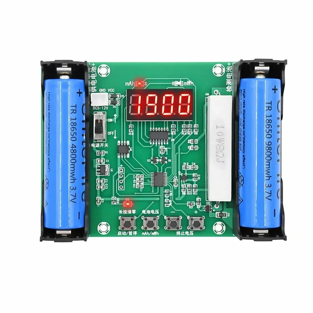 

XH-M240 Battery Capacity Tester mAh mWh for 18650 Lithium Battery Digital Measurement Lithium Battery Power Voltmeter