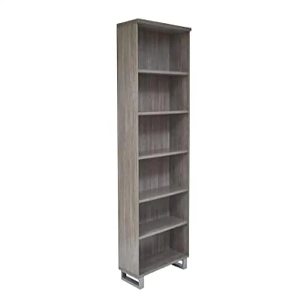 Adjustable 5-Shelf Metal Frame Bookcase Modern Design Compact Office Living Room Bedroom Study
Adjustable 5-Shelf Metal Frame Bookcase Modern Design Compact Office Living Room Bedroom Study
