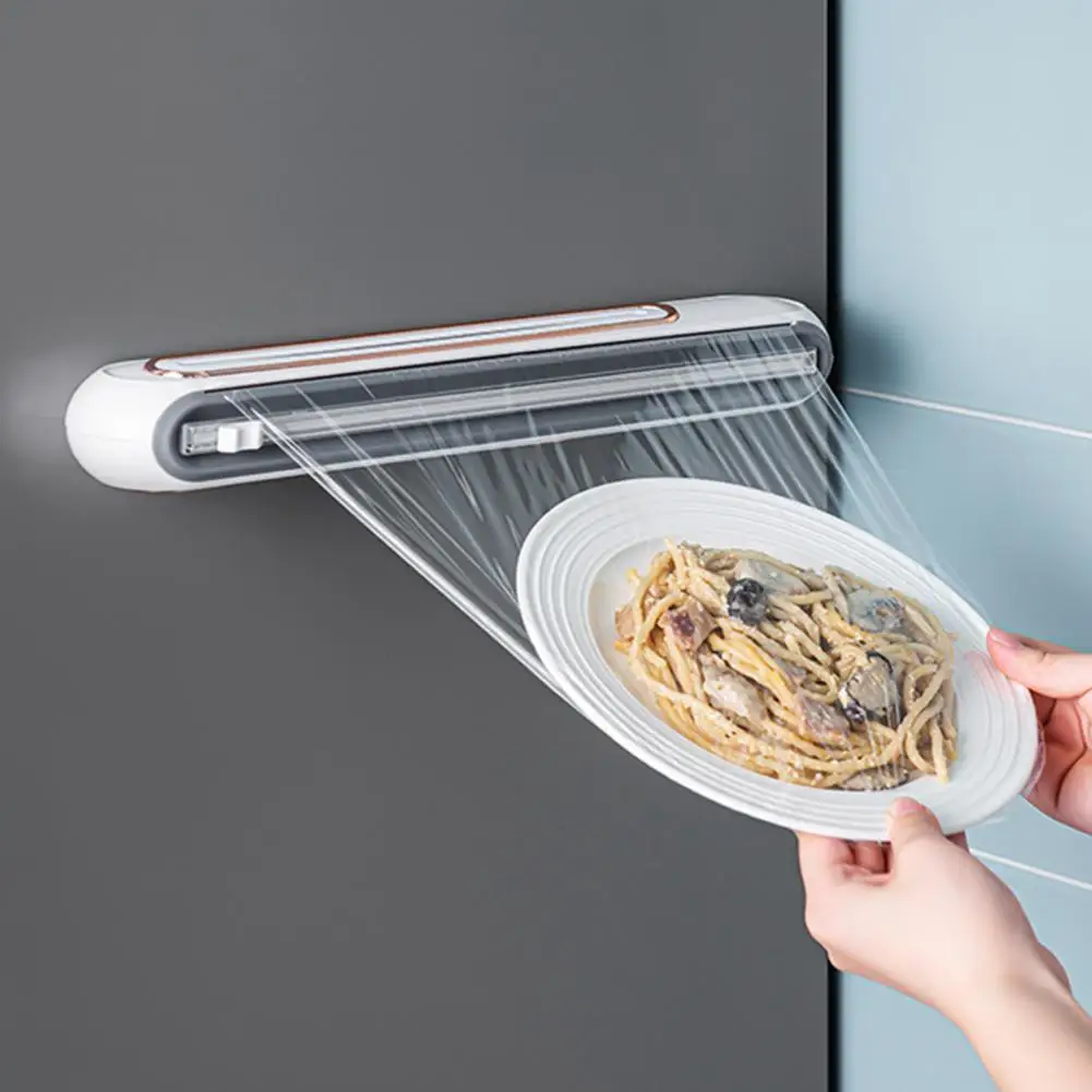 Safe Food Wrap Cutting Tool Efficient Kitchen Organization Wall-mounted Magnetic Film Cutter Storage Holder for Tin Foil Baking
Safe Food Wrap Cutting Tool Efficient Kitchen Organization Wall-mounted Magnetic Film Cutter Storage Holder for Tin Foil Baking