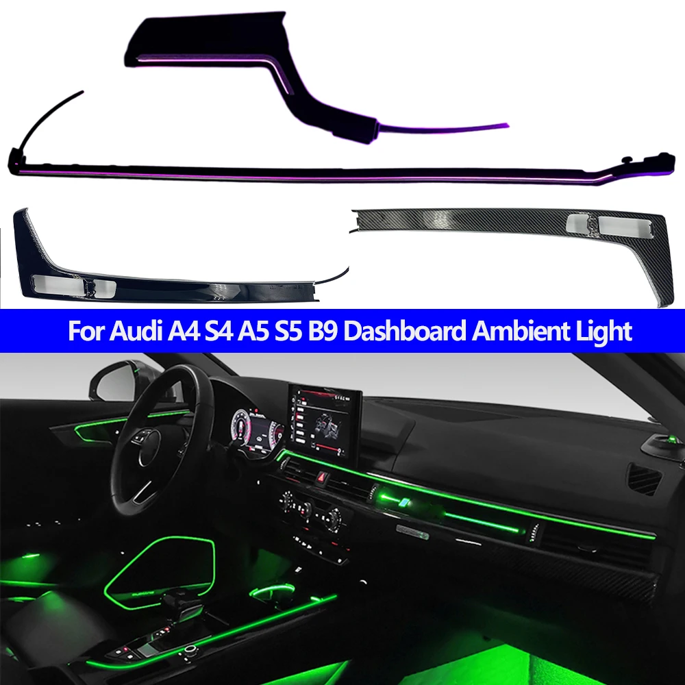 32 Colors For Audi A4 S4 A5 S5 B9 Dashboard Ambient Light LED Bar Strip Light Saddle Neon Lighting
32 Colors For Audi A4 S4 A5 S5 B9 Dashboard Ambient Light LED Bar Strip Light Saddle Neon Lighting