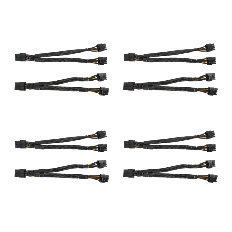 16PCS GPU Pcie 8 Pin Female To Dual 2X 8 Pin (6+2) Male PCI Express Power Adapter Braided Y-Splitter Extension Cable
16PCS GPU Pcie 8 Pin Female To Dual 2X 8 Pin (6+2) Male PCI Express Power Adapter Braided Y-Splitter Extension Cable