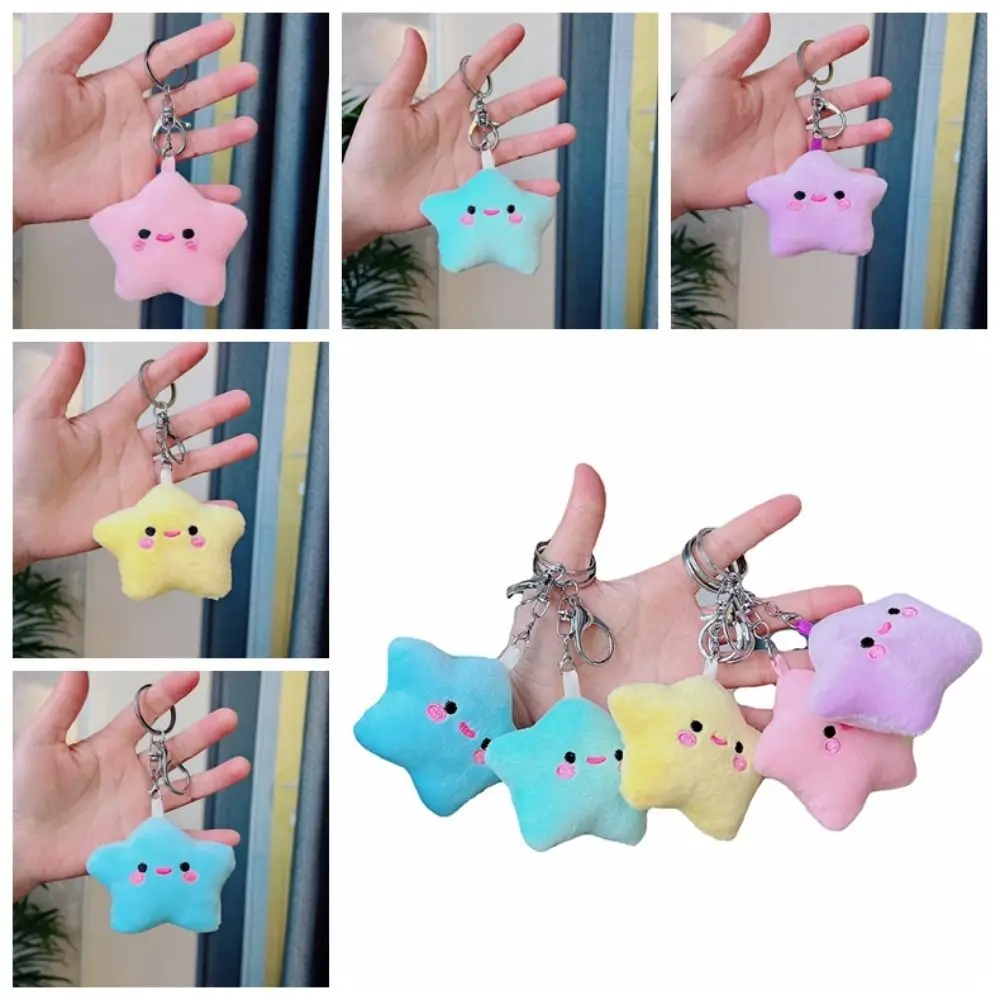 Fluffy Fur Smile Star Key Ring Cute Smile Stars Pom Pom Starfish Pentagram Soft Children Toys
Fluffy Fur Smile Star Key Ring Cute Smile Stars Pom Pom Starfish Pentagram Soft Children Toys