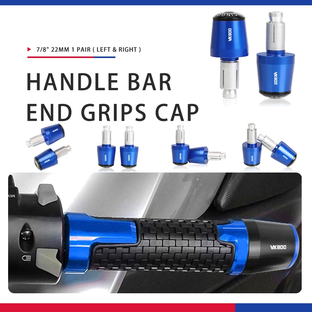 For Suzuki VX800 L/H/R/T 1990 1991 1992 1993 1994 1995 1996 VX 800 Motorcycle 7/8"22mm Handlebar Grips Cap Handle Bar Ends Plugs
For Suzuki VX800 L/H/R/T 1990 1991 1992 1993 1994 1995 1996 VX 800 Motorcycle 7/8"22mm Handlebar Grips Cap Handle Bar Ends Plugs