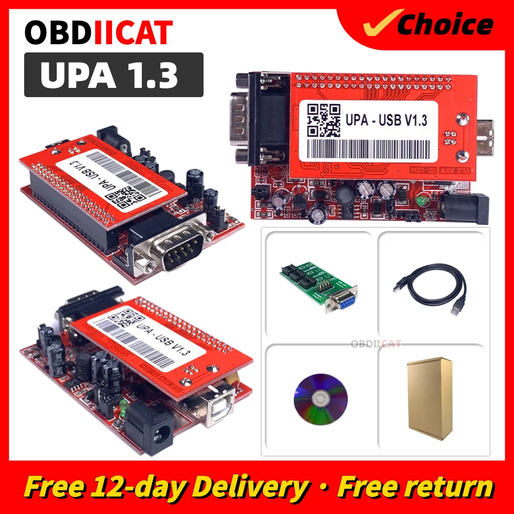

A+Quality UPA USB Programmer UPA USB 1.3 With Full Adapters UPA USB V1.3 ECU Chip Tunning OBD2 Diagnostic Tool Free Shipping