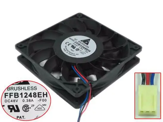 3-проводной Вентилятор охлаждения сервера Delta Electronics FFB1248EHE F00 DC 48 в 120 А 120x38 мм
3-проводной Вентилятор охлаждения сервера Delta Electronics FFB1248EHE F00 DC 48 в 120 А 120x38 мм