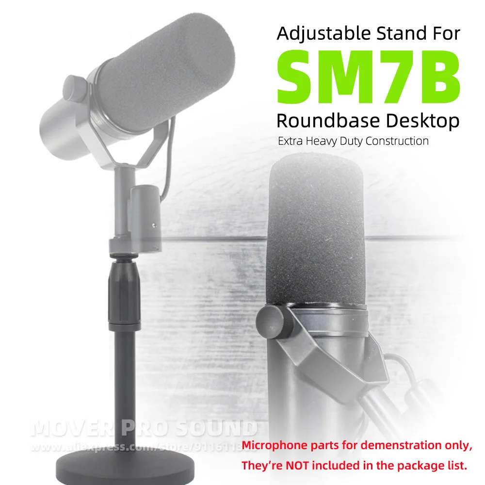 For SHURE SM7B SM 7B 7 B Mic Adjustable Height Table Desk Style Microphone Stand Tabletop Desktop Bracket Holder Boom Mount
For SHURE SM7B SM 7B 7 B Mic Adjustable Height Table Desk Style Microphone Stand Tabletop Desktop Bracket Holder Boom Mount