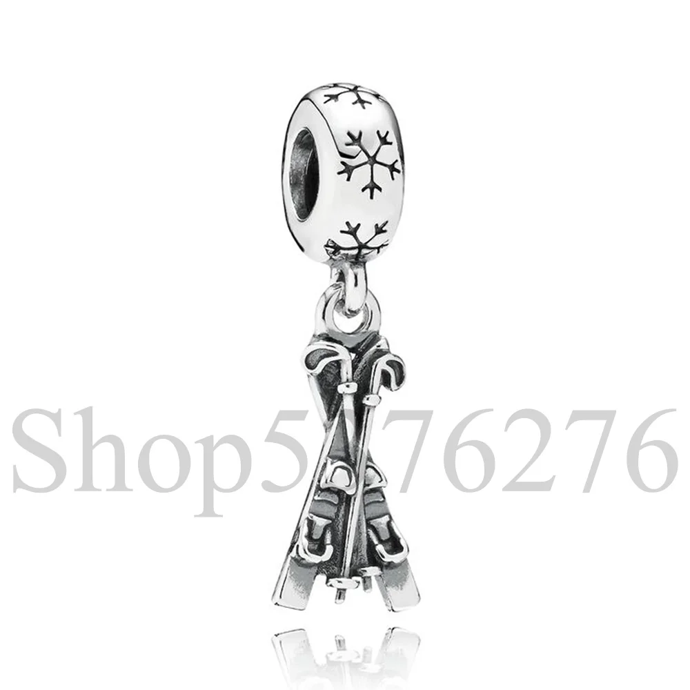 Authentic 925 Sterling Silver Bead Snowboarder Skis Dangle Charm Fit Pandora Women Bracelet Bangle Gift DIY Jewelry
Authentic 925 Sterling Silver Bead Snowboarder Skis Dangle Charm Fit Pandora Women Bracelet Bangle Gift DIY Jewelry