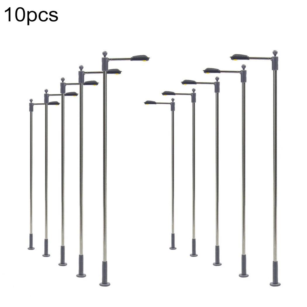 HO OO Scale Lamp Post Model Railway Train light Model Street Lights LEDs Street layout accessories 10Pcs/set Durable
HO OO Scale Lamp Post Model Railway Train light Model Street Lights LEDs Street layout accessories 10Pcs/set Durable