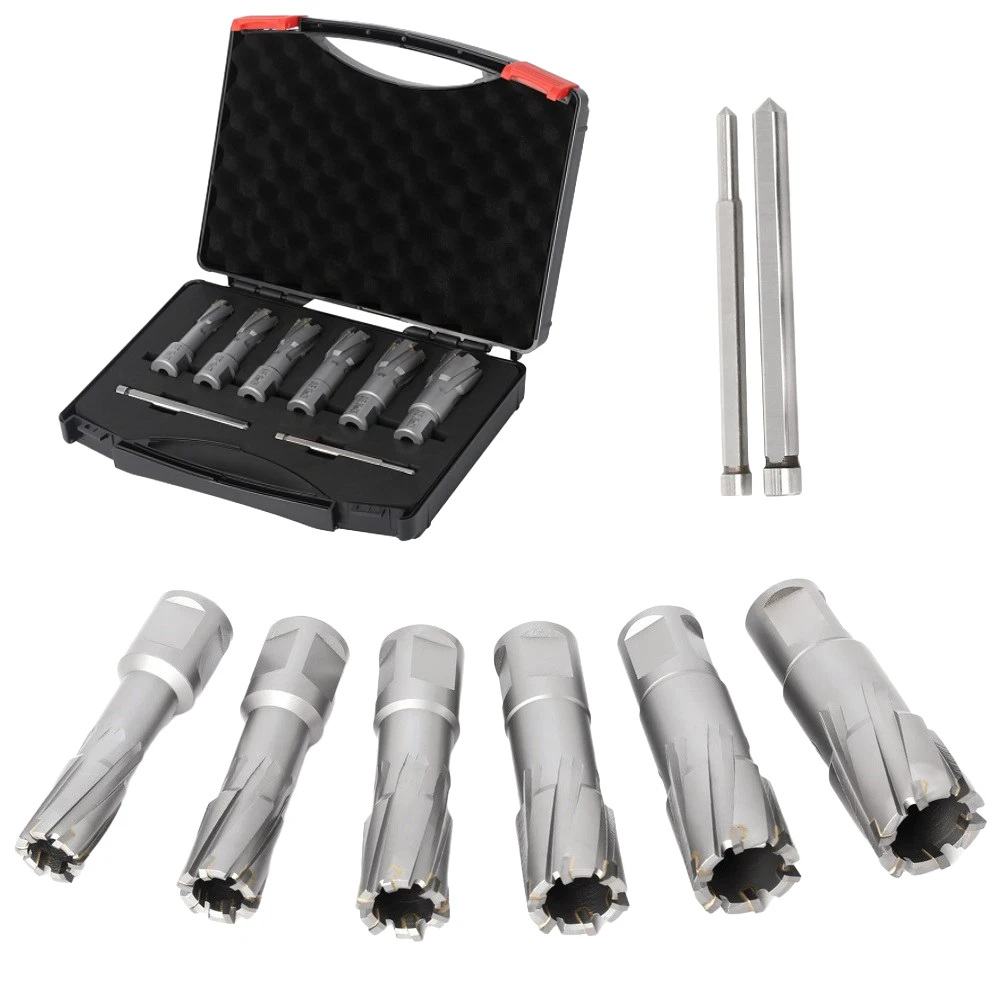 6Pcs 16-26mm TCT Annular Cutter Hole Saw Drill Bits For Iron Stainless Steel Hollow Drill Bit Workshop Equipment Power Tools
6Pcs 16-26mm TCT Annular Cutter Hole Saw Drill Bits For Iron Stainless Steel Hollow Drill Bit Workshop Equipment Power Tools