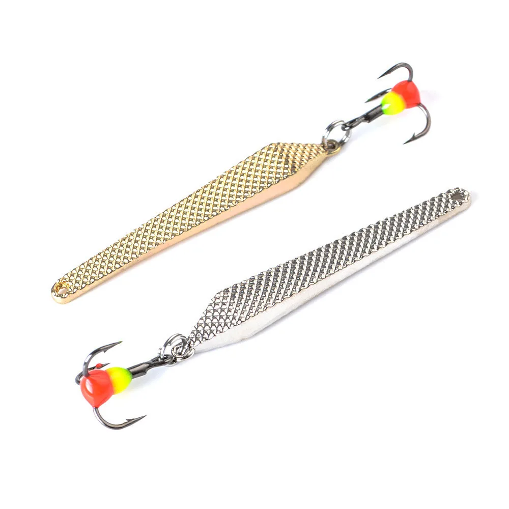 FTK 8001 aluminum alloy ice fishing hook, gold and silver treble hook, wear-resistant and corrosion-resistant
FTK 8001 aluminum alloy ice fishing hook, gold and silver treble hook, wear-resistant and corrosion-resistant