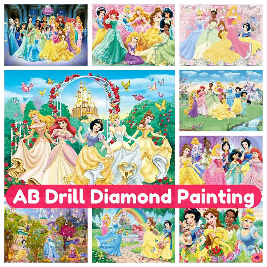 D-Disneys DIY AB Diamond Painting 5D Mosaic Art Beautiful Princess Full Drill Round Square Corss Stitch Kit Handmade Rhinestones
D-Disneys DIY AB Diamond Painting 5D Mosaic Art Beautiful Princess Full Drill Round Square Corss Stitch Kit Handmade Rhinestones