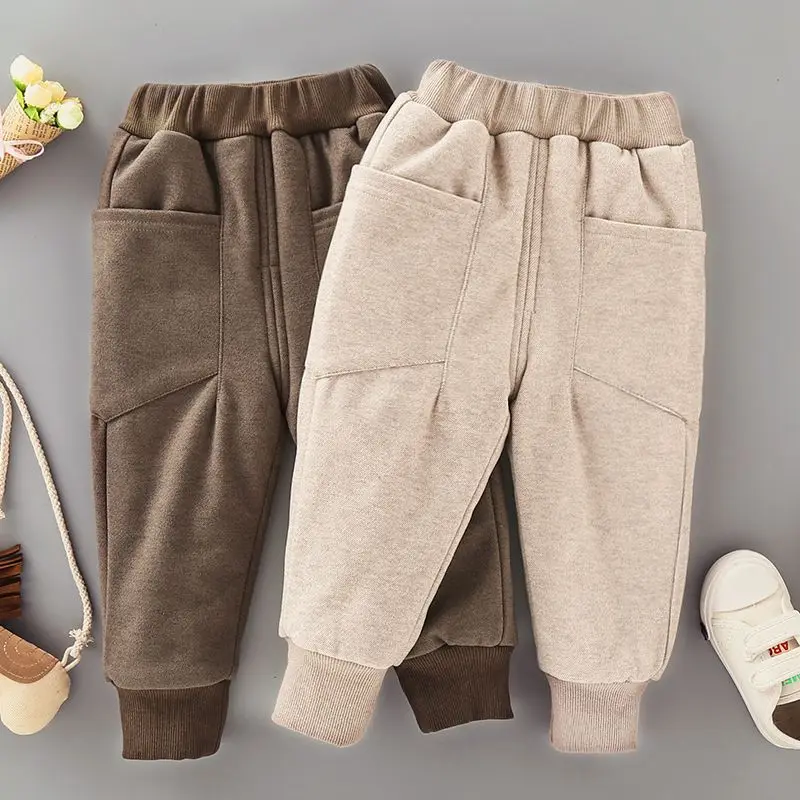 Winter Solid Kids Thicken Sweatpants for Boys Ankle Length Harem Pant 1+y Young Child Clothing Autumn Warm Girls Casual Trousers
Winter Solid Kids Thicken Sweatpants for Boys Ankle Length Harem Pant 1+y Young Child Clothing Autumn Warm Girls Casual Trousers