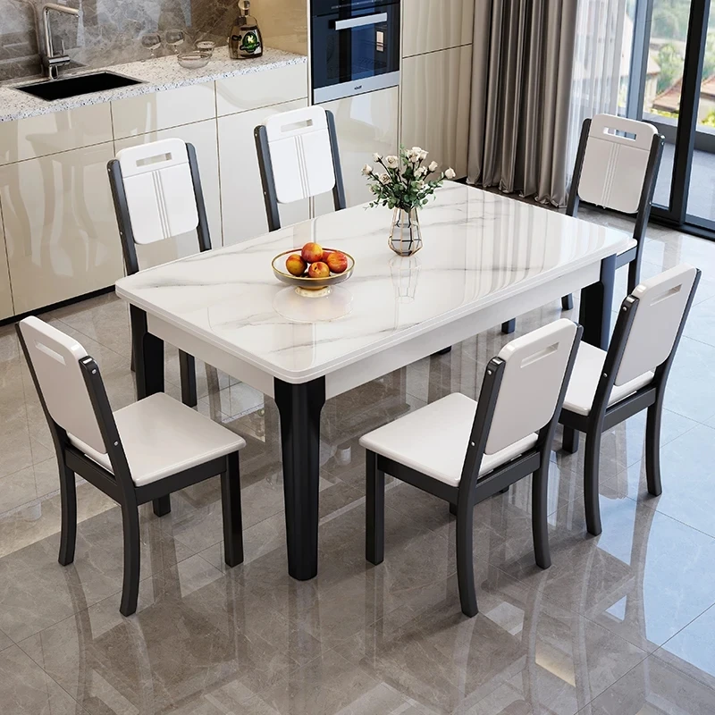 Luxury Style Dining Table Nordic Rectangle Marble Kitchen Modern Dining Table Space Savers Mesas De Comedor Home Furniture
Luxury Style Dining Table Nordic Rectangle Marble Kitchen Modern Dining Table Space Savers Mesas De Comedor Home Furniture