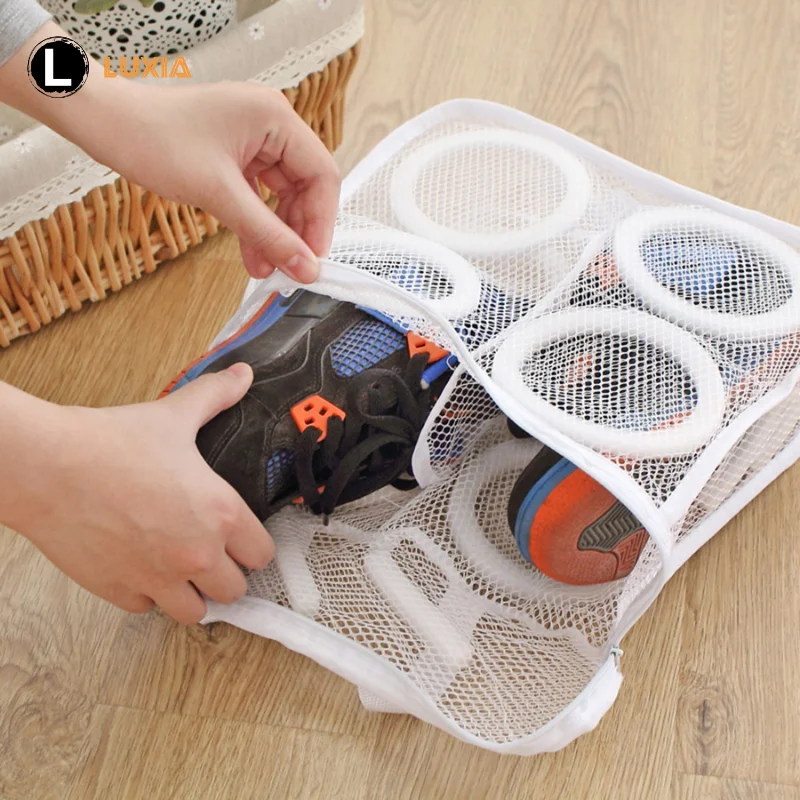 Shoes Washing Machine Shoes Bag Travel Shoe Storage bags Portable Mesh Laundry bag Anti-deformation Protective Clothes organizer
Shoes Washing Machine Shoes Bag Travel Shoe Storage bags Portable Mesh Laundry bag Anti-deformation Protective Clothes organizer