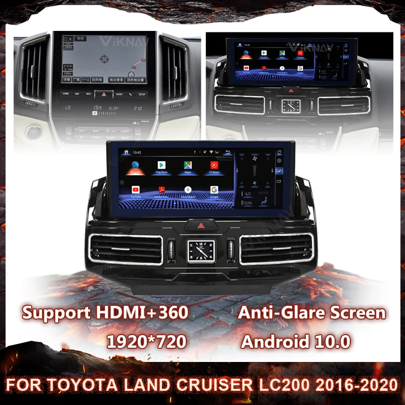 Car Audio touch screen Android 10.0 radio GPS navi for TOYOTA LAND CRUISER LC200 2016 2017 2018 2019 2020 Multimedia player
Car Audio touch screen Android 10.0 radio GPS navi for TOYOTA LAND CRUISER LC200 2016 2017 2018 2019 2020 Multimedia player