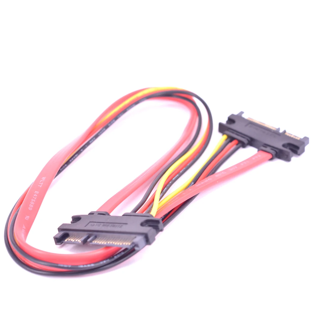 15+7 Pin SATA Male To 22 Pin SATA 3.0 Male Power Supply Cable Data Cable SATA7+15PIN HDD DIY Cable
15+7 Pin SATA Male To 22 Pin SATA 3.0 Male Power Supply Cable Data Cable SATA7+15PIN HDD DIY Cable