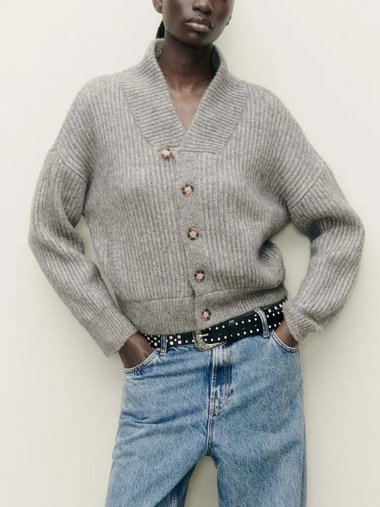 Winter Clothes For Women 2023 Single Breasted Casual Knit Cardigan Sweater Ribbed Trim V Neck Long Sleeve Oversized Cardigans
Winter Clothes For Women 2023 Single Breasted Casual Knit Cardigan Sweater Ribbed Trim V Neck Long Sleeve Oversized Cardigans