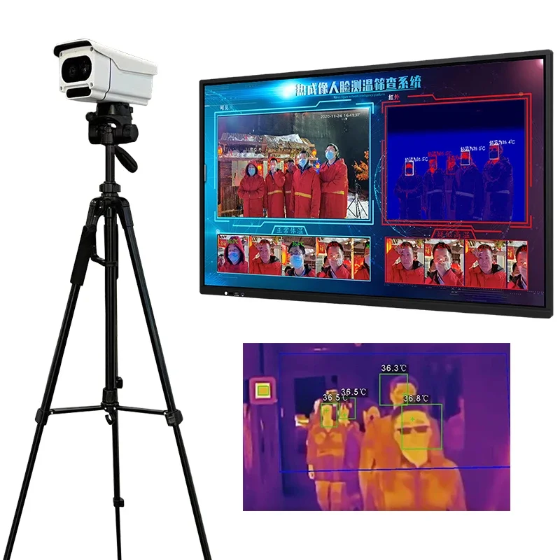 Thermographic Fever Screening Temperature Scanning Measurement Thermal Camera Imaging 
Thermographic Fever Screening Temperature Scanning Measurement Thermal Camera Imaging
