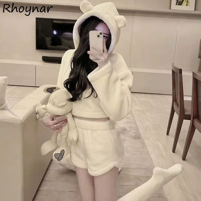 Пижамные комплекты женские корейские модные однотонные Простые повседневные Модные с капюшоном для весны милые студенческие популярные уютные милые
Пижамные комплекты женские корейские модные однотонные Простые повседневные Модные с капюшоном для весны милые студенческие популярные уютные милые